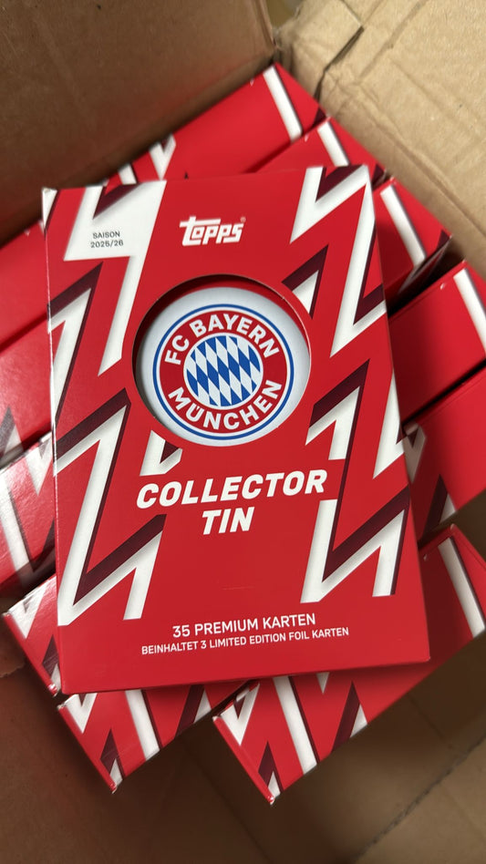 TOPPS BAYER MUNICH COLLECTOR TIN 2025/26