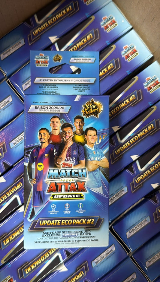 Topps Match attax 2025-26 Star Ballers Team eco pack update 2