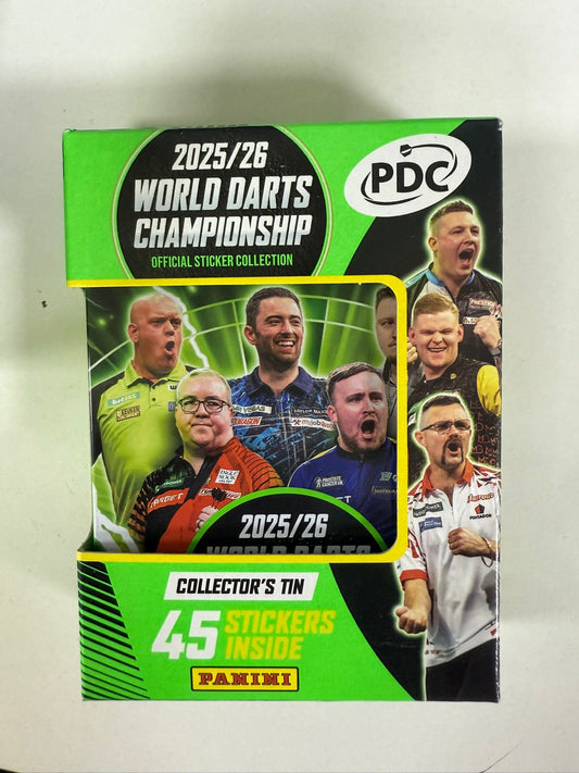 2025-26 Panini PDC World Darts Championship Collector tin