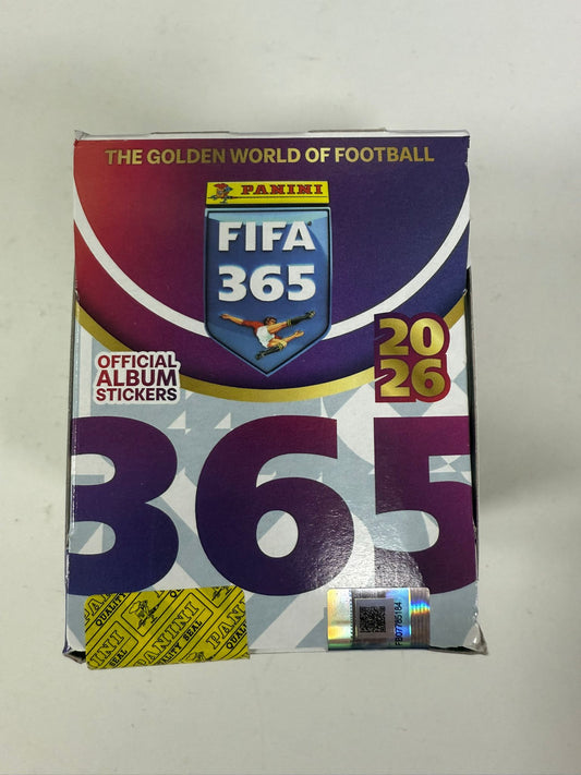 Panini FIFA 365 2026 Stickers display box 50 packs