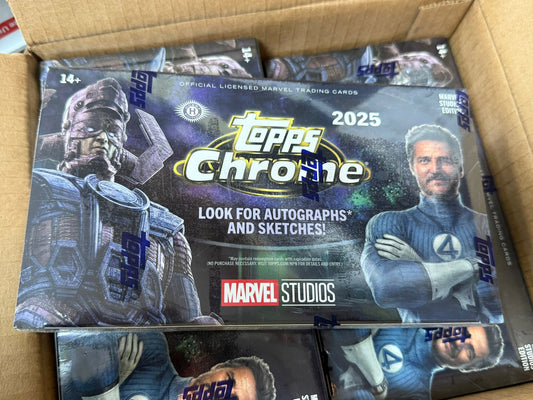 2025 Topps Chrome Marvel Estudios – Hobby Box