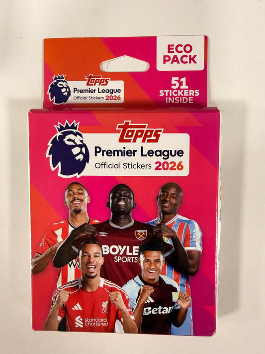 TOPPS PREMIER LEAGUE OFFICIAL STICKERS 2026 - ECO Pack