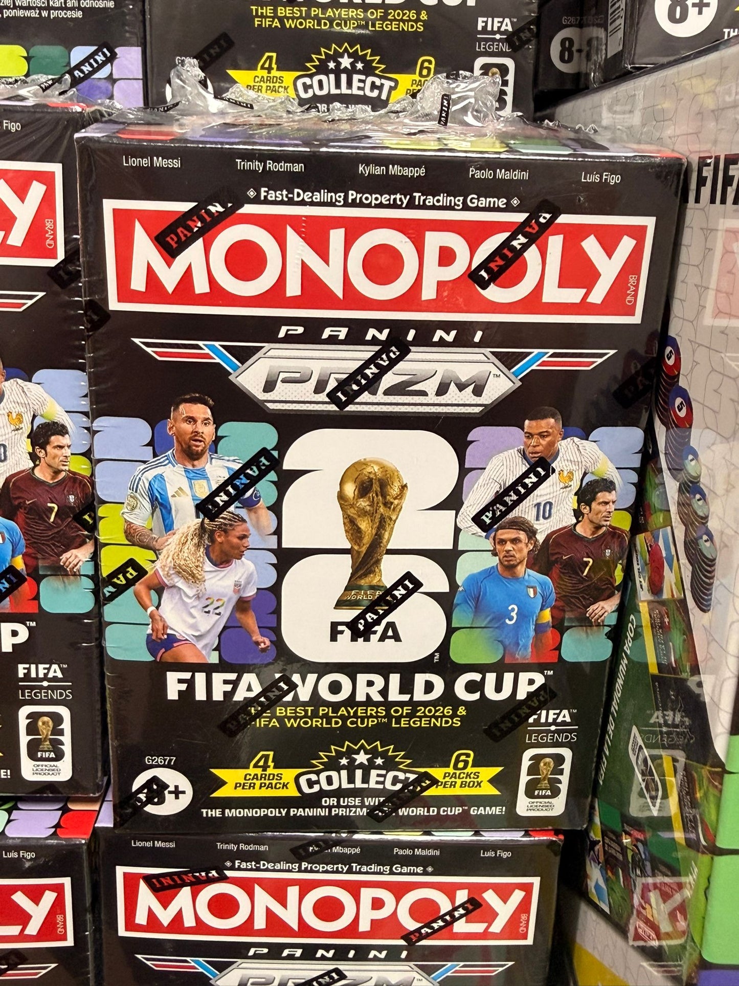 Panini Monopoly Prizm FIFA World Cup 2026 - BLASTER BOX -
