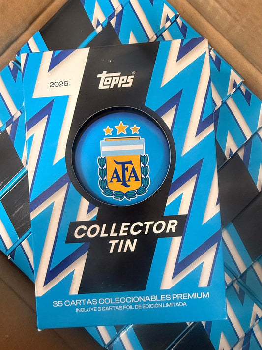 TOPPS ARGENTINA COLLECTOR TIN 2025/26